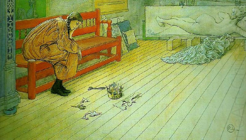 Carl Larsson teaterrekvisita china oil painting image